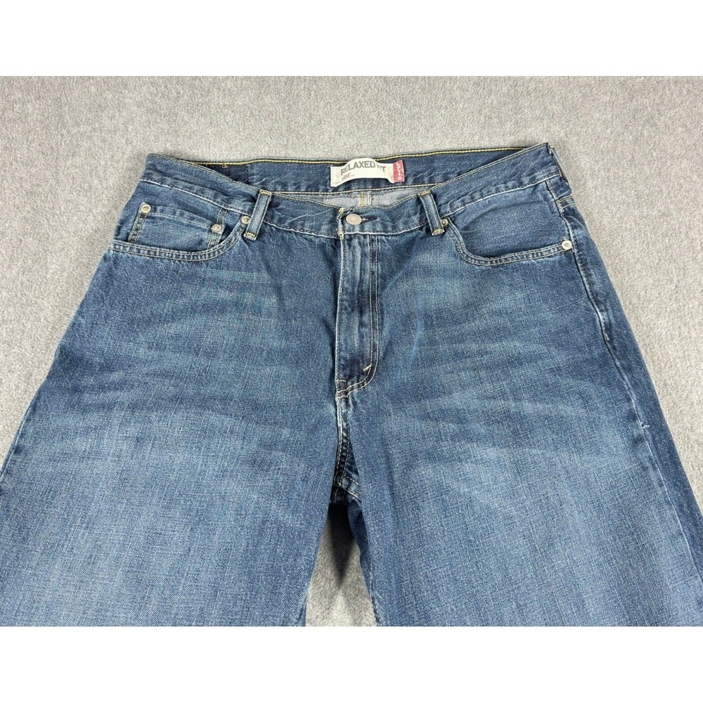 Levis Jeans 550 36x30 Relaxed Fit Tapered Men Medium Wash Blue Vintage Y2K